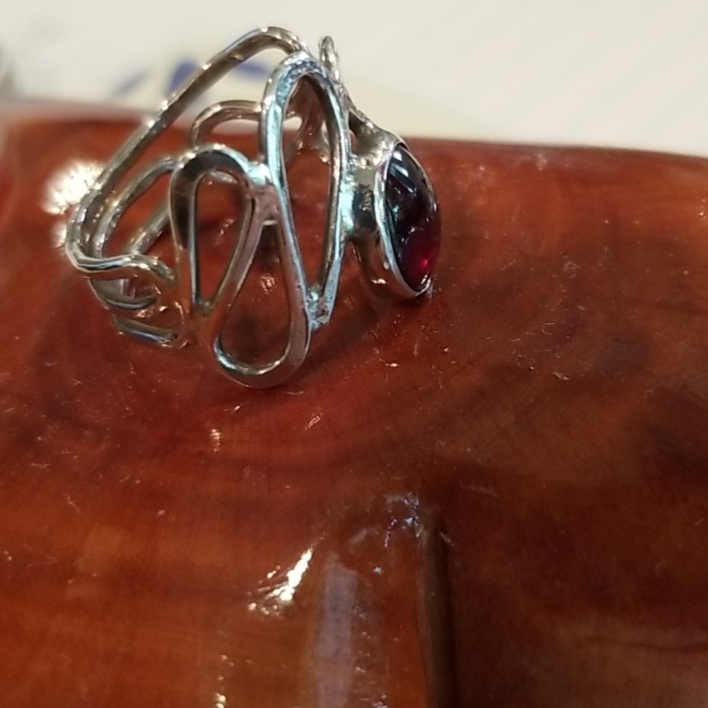 GARNET RING/FINAL PRICE - Picture 4 of 6